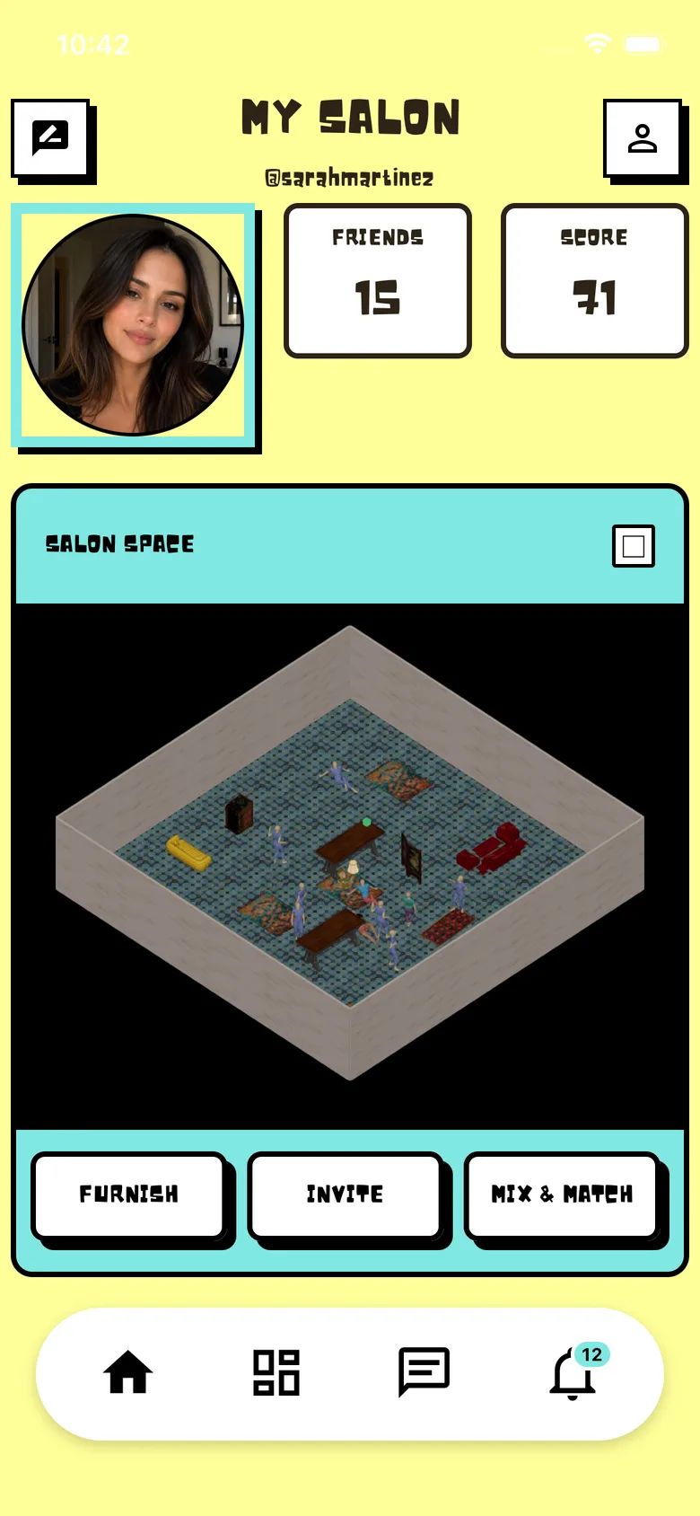 Salonat: My Salon screen